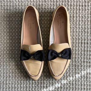 Kate Spade Cosetta Too Pointed Toe Bow Loafers